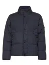 Stone Island Down Jacket In Lightweight Recycled Nylon Reps Jackets Blue In Blue