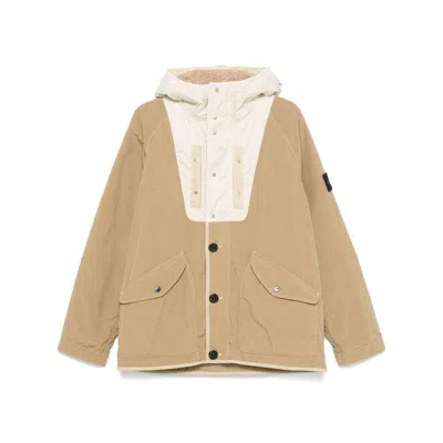 Stone Island Panama Jacket In Beige