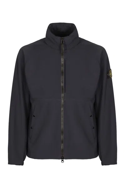Stone Island Men's Double Breasted Coat Blue