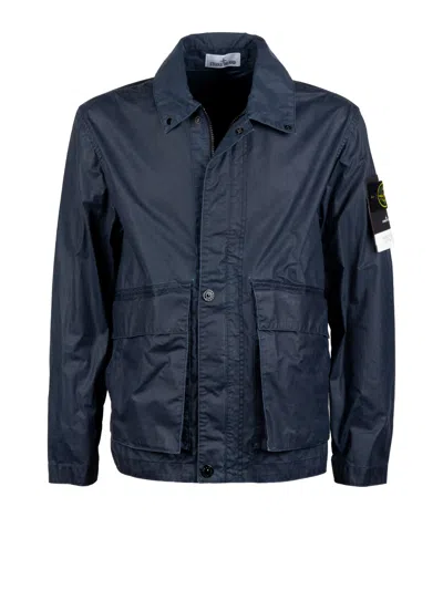 Stone Island Coats Blue