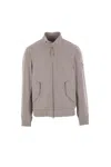 Stone Island Zip-up Jacket In Brown