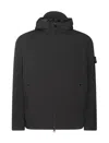 Stone Island Soft Shell Padded Jacket With Waterproof And Windproof Membrane In Gray