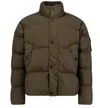 Stone Island Wind-resistant Padded Bomber Jacket In Green