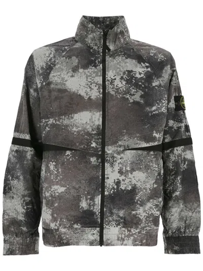 Stone Island Coats Grey