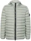 Stone Island Gray 40324 Loom Woven Chambers Down Jacket In Grey