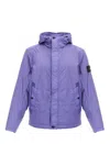 Stone Island Garment Dyde Crinkle Reps Ny Jacket In Lavanda
