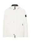 Stone Island Off-white 43426 Micro Twill Jacket In Stucco