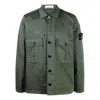 Stone Island Collared Button-up Shirt 'army Green'