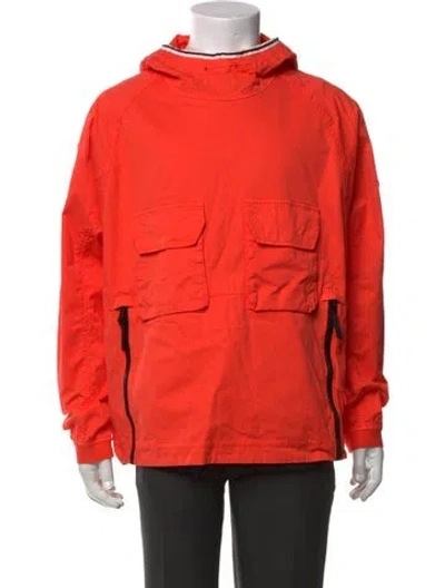Pre-owned Stone Island Colorblock Pattern Crew Neck Sweatshirt In Pink