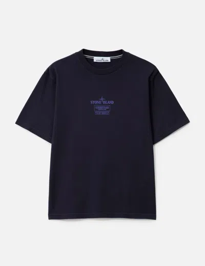 STONE ISLAND COMBED ORGANIC COTTON JERSEY SHORT SLEEVE T-SHIRT