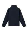 Stone Island Comfort-fit Mock Neck Sweatshirt With Back Yoke Detail In Blue