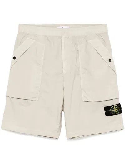 STONE ISLAND STONE ISLAND COMFORT FIT SHORTS STRETCH COTTON TELA 'PARACADUTE'