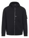 Stone Island Soft Shell Jacket In Black
