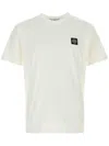 Stone Island Logo-patch Crew-neck T-shirt In White