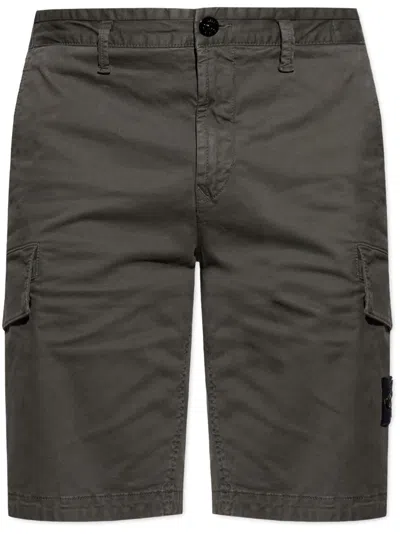 STONE ISLAND COMPASS-BADGE BERMUDA SHORTS