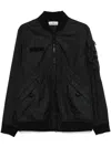 Stone Island 3l Tc Membrane Bomber Jacket In Black