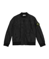 Stone Island Compass-badge Bomber Jacket In Black