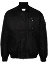 Stone Island Compass-badge Bomber Jacket In Black