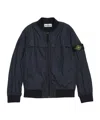 Stone Island Compass-badge Bomber Jacket In Blue