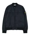 Stone Island Compass-badge Bomber Jacket In Blue