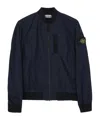 Stone Island Compass-badge Bomber Jacket In Blue