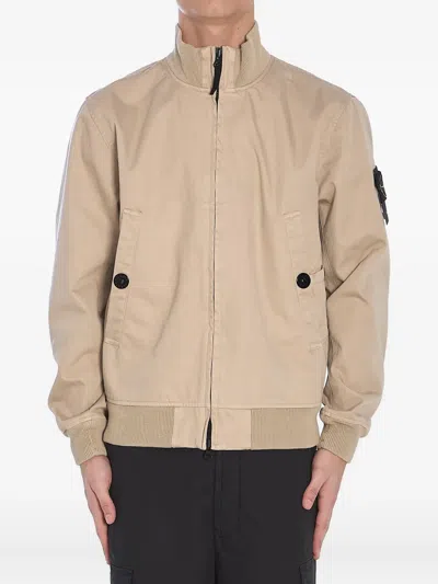 STONE ISLAND COMPASS-BADGE BOMBER JACKET