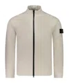 Stone Island Compass-badge Cardigan In White