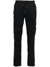 Stone Island Compass-badge Cargo Pants In Black