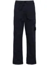 Stone Island Compass-badge Cargo Pants In Blue
