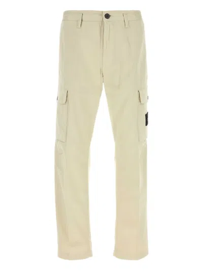 Stone Island Compass-badge Cargo Pants In Multi