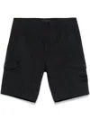 Stone Island Ghost Cargo Shorts Clothing In 黑色