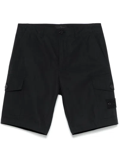STONE ISLAND COMPASS-BADGE CARGO SHORTS