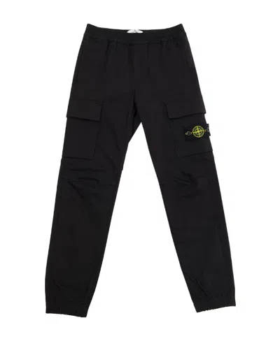 STONE ISLAND COMPASS-BADGE CARGO TROUSERS