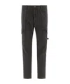 Stone Island Regular Tapered Pants In Black