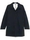 Stone Island Compass-badge Coat In Blue