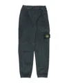 Stone Island Compass-badge Corduroy Trousers In Green