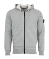 Stone Island 6100061 Organic Cotton Fleece In Gray