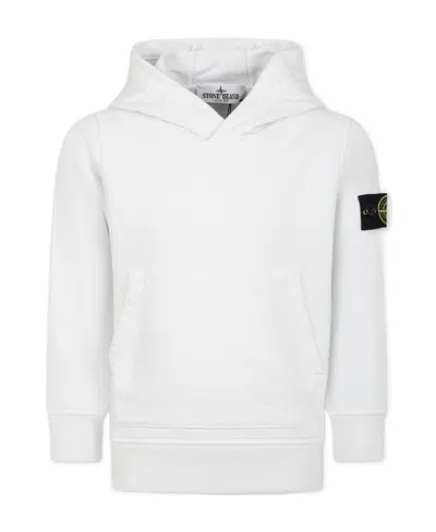Stone Island Compass-badge Cotton Hoodie In Nude