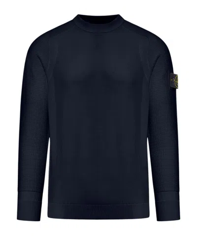 STONE ISLAND STONE ISLAND CREWNECK LONG-SLEEVED SWEATER