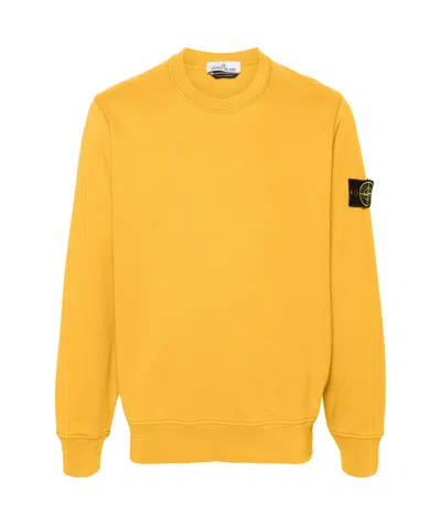 STONE ISLAND STONE ISLAND LOGO PATCH CREWNECK SWEATSHIRT