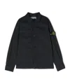 Stone Island Compass-motif Cotton Sweatshirt In Blue