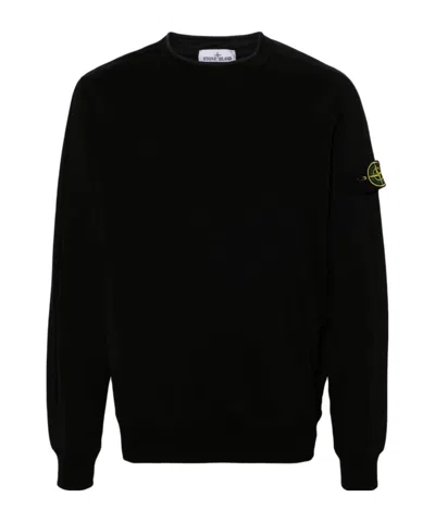 STONE ISLAND STONE ISLAND COMPASS-BADGE CREWNECK SWEATSHIRT