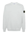 Stone Island Sweatshirt With Detachable Patch In Blue