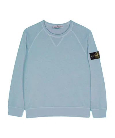 Stone Island Compass-badge Cotton Sweatshirt In Nude