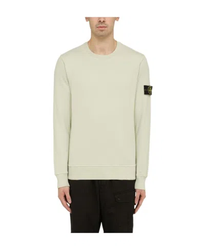STONE ISLAND STONE ISLAND LOGO PATCH CREWNECK SWEATSHIRT