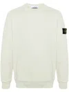 Stone Island Turtleneck Ribbed Wool Sweater In Green