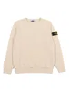 Stone Island Kids' Sweatshirt In White
