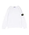 Stone Island Long-sleeved Sweater In White