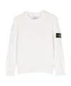 Stone Island Compass-badge Crew-neck Jumper In Nude
