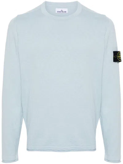 STONE ISLAND COMPASS-BADGE CREW-NECK JUMPER